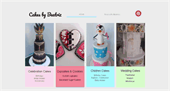 Desktop Screenshot of cakesbybeatriz.com